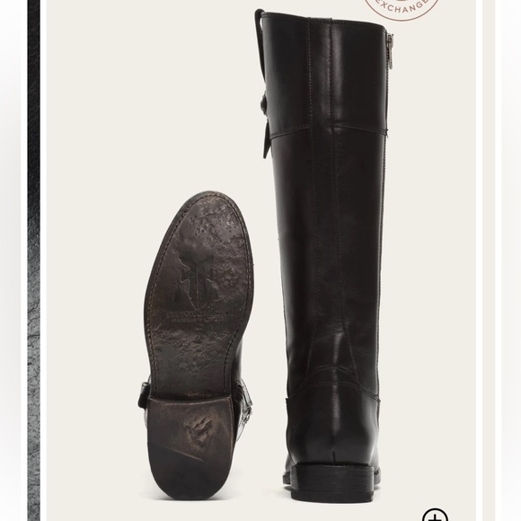 NIB Frye Jayden Button Tall Riding Boots in Black - Picture 4 of 14